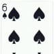 6 of spades free playing cards clip art