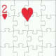 2 of hearts clipart
