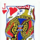 jack of hearts playing cards clip art with stretched effect