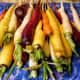 Blends may occur, as well, as plants may cross pollinate, yielding certain dominant colors and mixes.