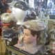Some vintage hats on display at Hubbard, Ohio shop - many were never worn.