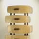 Curly Maple and rosewood 4-tier