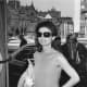 Jackie Kennedy Casually Wearing Gloves and Sun Glasses