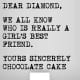 Funny meaning of chocolate poem