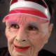 Lotta Slots Old Lady Gambler Adult Halloween Mask