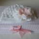 Easy Cluster stitch finished with a gorgeous crochet flower
