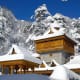 The Temple at Kafnu in Bhaba Valley during snowfall