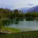 Nako Lake at Nako Village in Hangrang valley, Kinnaur
