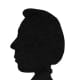Student drawing/silhouette of his friend by Kris H.