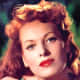(1920–2015) Movie legend, Maureen O'Hara starred in close to a hundred films with many famous actors, including John Wayne.