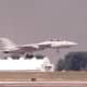 An F-14 landing at Andrews AFB, MD