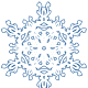 Winter snowflake clipart