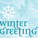 Winter clip art: winter greetings