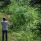 Getting a photo on the hiking trail