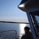 Looking past the wheelhouse.