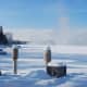 Looking west from the Ranier Dock on Rainy River