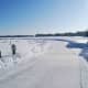 Rainy Lake ice road