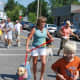 Otherwise, owners walk their charges, often wearing costumes....the dog that is.
