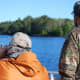 Snapping a shot of some anglers