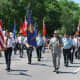 Color Guard leads the parade!