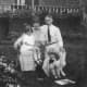 The Berton family at home in Dawson in the 1920s. That's young Pierre on the ground with the Prince Valiant haircut. The photo is from volume one of his autobiography, Starting Out.