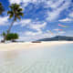 Crystal clear water of the island
