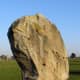 Stone 9 of the south-west quadrant of Avebury henge's Great Circle, also known as the Barber Stone or the Barber-Surgeon Stone.
