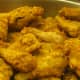 Southern fried chicken was part of the menu for Sunday. 