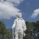 This tribute to this Texas hero was designed and constructed by artist David Adickes, who dedicated the statue to the City of Huntsville, Texas on October 22, 1994.