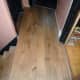 Skirting board fitted to wall