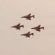 A flight of F-4 Phantom IIs at an Andrews AFB Open House.