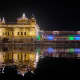 The Golden Temple lit on the occasion of Guru Nanak Dev Ji's birthday celebrations