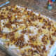 Ready to go into the oven. Note that I skimped a bit on the butter, using just over a stick. I should have used a bit more, as you'll see in the finished product.