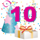 10 year old birthday clipart