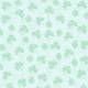 Free scrapbook papers: Green shamrocks on a blue background