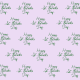 Happy St. Patrick's Day scrapbooking paper: purple background