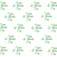 Free happy St. Patrick's Day scrapbook papers: white background