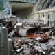 Damage in the generator hall. (AP Photo/ Rossiiskaya Gazeta Newspaper)