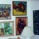 Paintings that used to hang in the Rogan's living room in Beaumont, Texas.