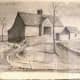 One might well imagine a Kansas farmscape in the fall of the year in this R. C. Rogan lithograph.