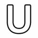 Alphabet Coloring Image U