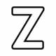 Alphabet Coloring Image Z