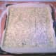 Spread the filling evenly and fold the sides of the pastry over the filling.