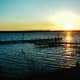 Sunrise over the lake at Lake Murray