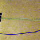 8.  Reverse the filler cords following the switch knot instructions.  Create switch knots followed by two square knots until you reach a length of 71/2 inches.