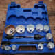 Drill Hole Saw Bits to cut centre hole in wood circle to fit wooden broom handle