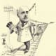 Johnny B. Gruelle black and white drawing