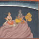 Rama and his brother at the summit of Mount Pavarasana passing a sleepless night after searching for his wife, Sita,