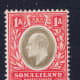 Stamp issued for Somaliland during the reign of King Edward VII. Stamp was issued in 1905.