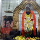 The main idol in the shrine - Shirdi Sai Baba.